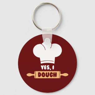 'Yes, I dough' Baker's Keychain