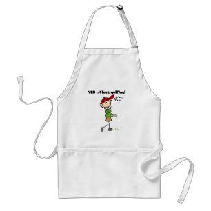 YES I Love Golf Tshirts and Gifts Standard Apron