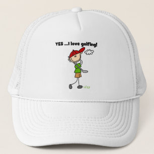 YES I Love Golf Tshirts and Gifts Trucker Hat