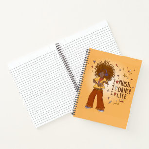 Yes I Love Music Spiral Notebook