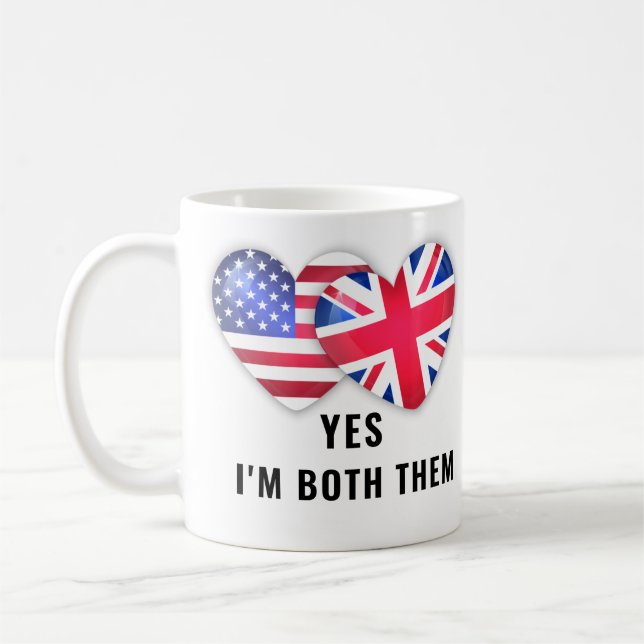 Yes, I’m Both – Citizenship Day  Coffee Mug (Left)