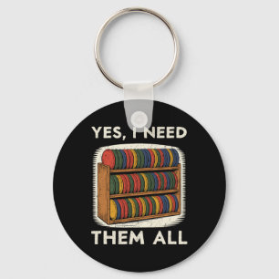 Yes I Need Them All Disc Golf Shelf Joke Disc Golf Keychain