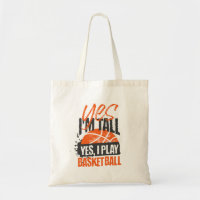 Yes I Play Basketball Typography