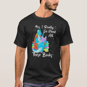 Yes I Really Do Need All These Books Dragon Readin T-Shirt