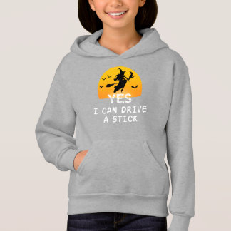 Yes ICan Drive A Stick T-Shirt Party Funny Witch