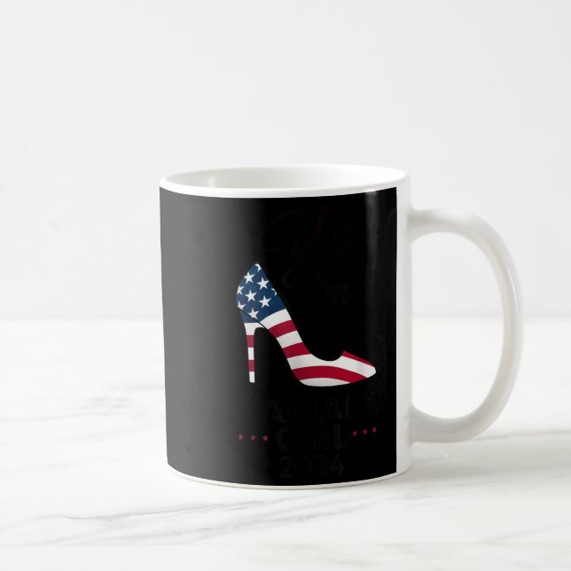 Yes Im A Kamala Girl Stilettos High Heel Harris 20 Coffee Mug (Right)