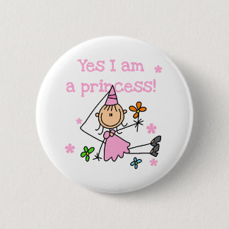 Yes I'm a Princess 2 Inch Round Button