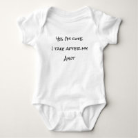 Yes I'm Cute Take After Aunt Jumper Baby