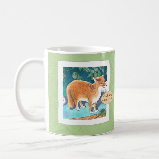Yes, It's My Natural Colour Fox Mug (Left)