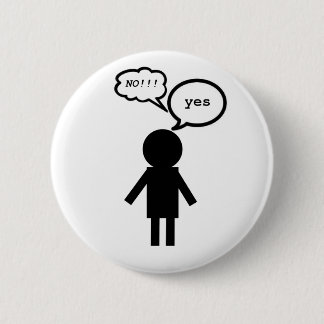Yes Means No Button