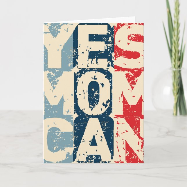 Yes Mom Can Card (Front)