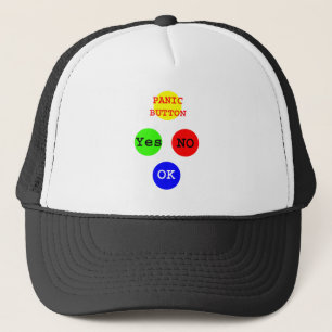 Yes No Buttons The MUSEUM Zazzle Gifts Trucker Hat