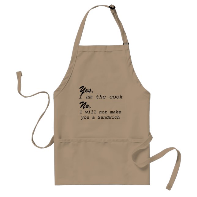 Yes... No... Standard Apron (Front)
