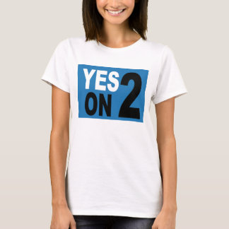 Yes on 2 Women's Crew-neck Shirt M