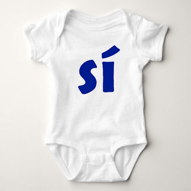 Yes or No baby Bodysuit (Front)