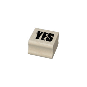 "Yes" Rubber Stamp