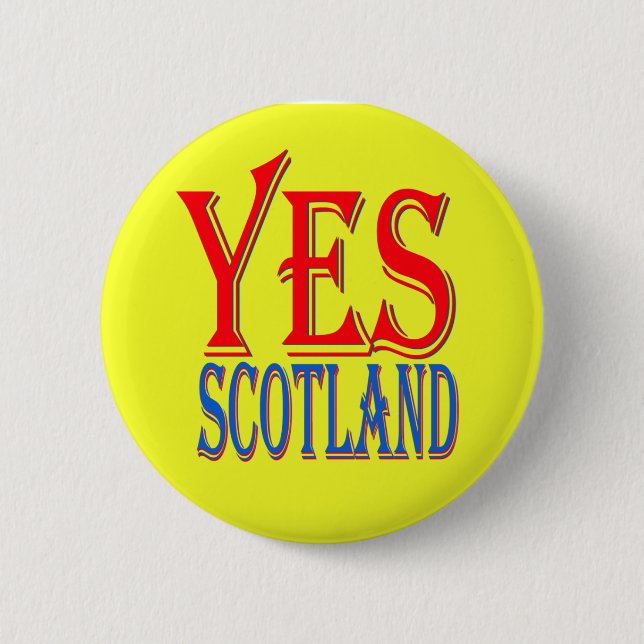 YES Scotland pin badge (Front)