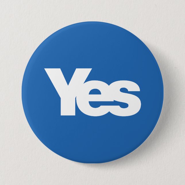 Yes Scotland Scottish Independence 2014 3 Inch Round Button (Front)