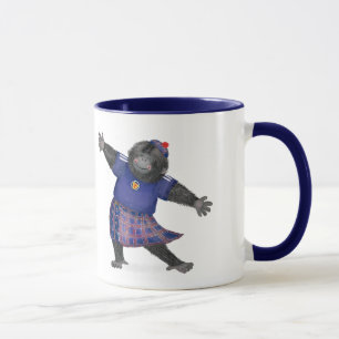 Yes sir, I can boogie gorilla football mug