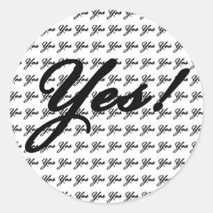 Yes! Sticker Design Inspiration