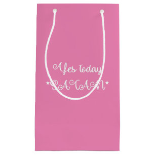 Yes Today Satan Funny Small Gift Bag