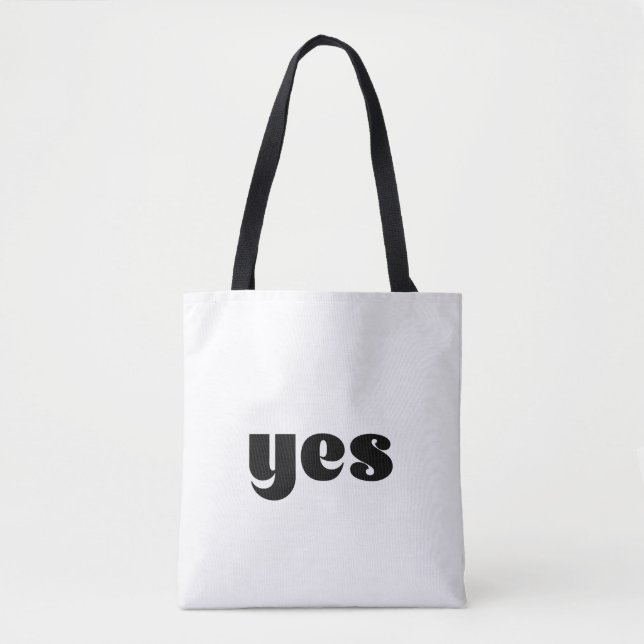 Yes Tote Bag (Front)