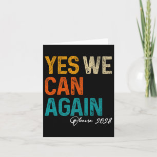 Yes We Can Again Obama For President 2028 48th Pre Card