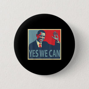 Yes We Can Barack Obama President 2 Inch Round Button