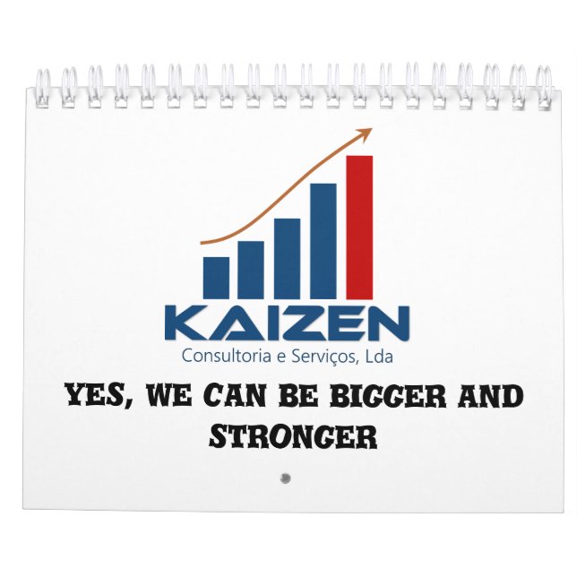 yes we can be bigger and stronger calendar (Back)