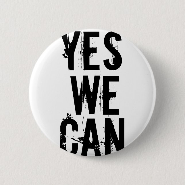 YES WE CAN button (Front)