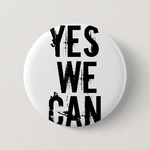 YES WE CAN button