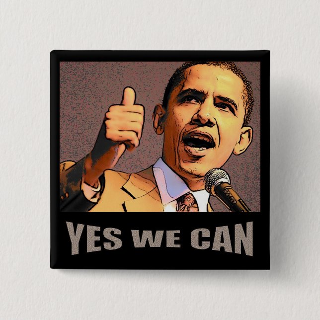 Yes We Can Button (Front)
