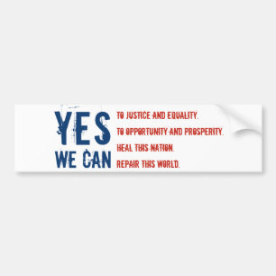 YES WE CAN flg v1 Sticker