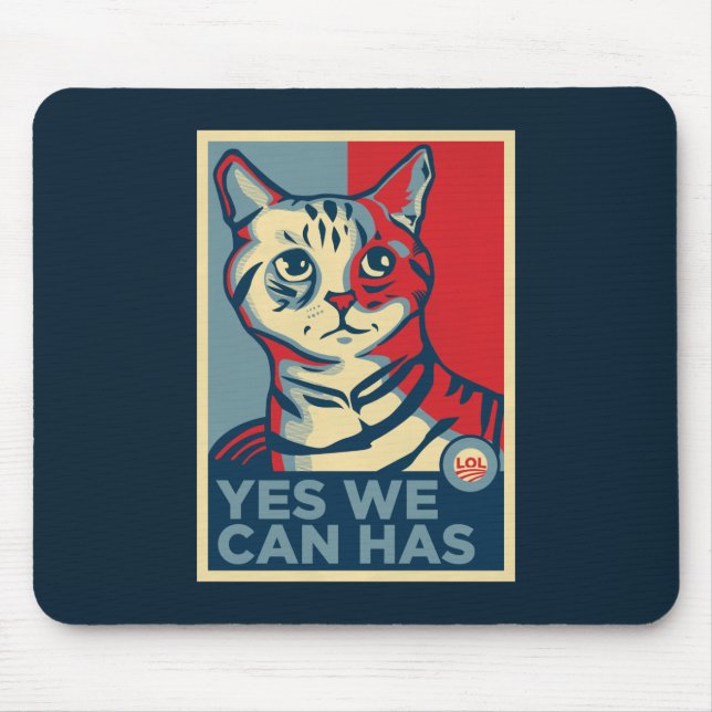 Yes We Can Has Mouse Pad (Front)