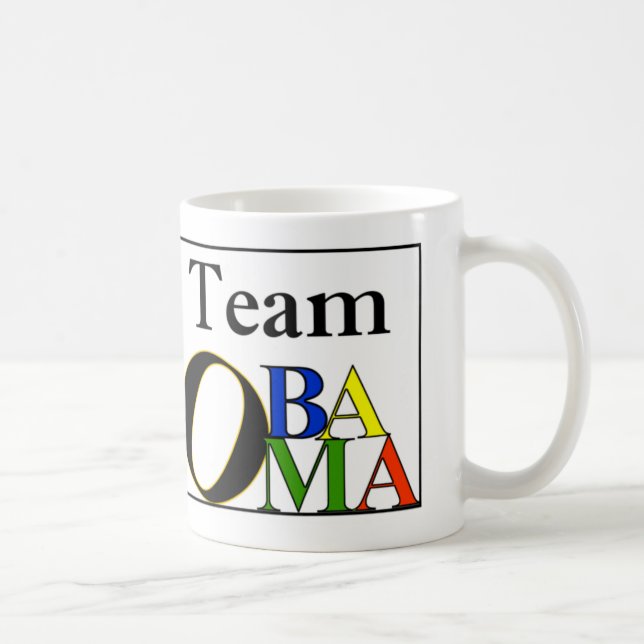 Yes We Can Obama Mug (Right)