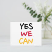 Yes we can postcard (Standing Front)
