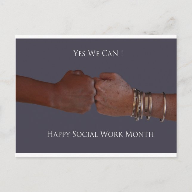 Yes We Can! Postcard (Front)