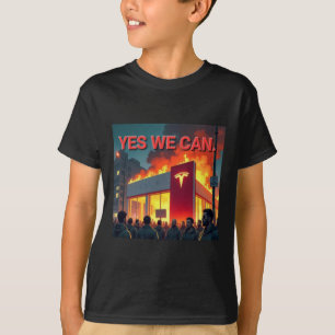Yes We Can Sticker T-Shirt