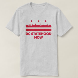 Yes we can Washington Dc statehood now flag  T-Shi T-Shirt