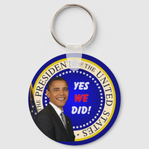Yes We Did Key ring