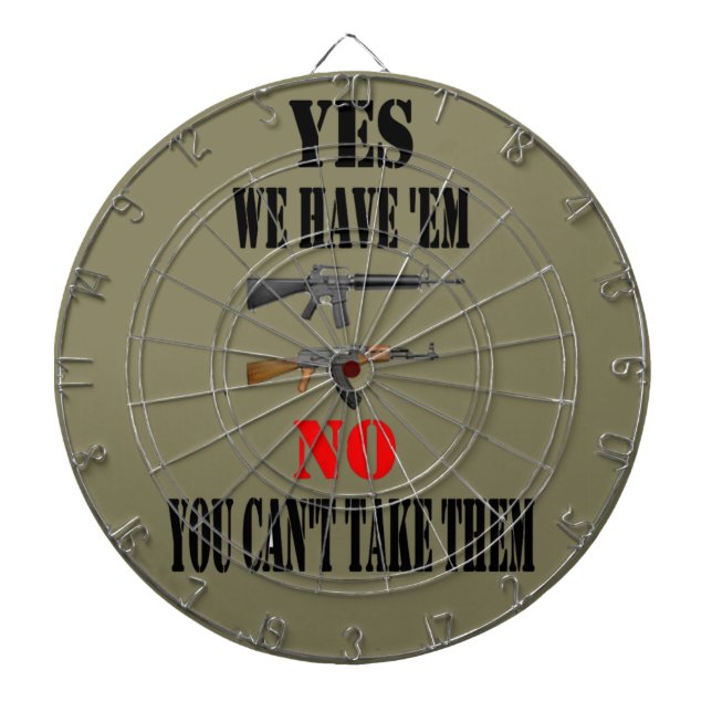 YES WE HAVE THEM DARTBOARD (Front)