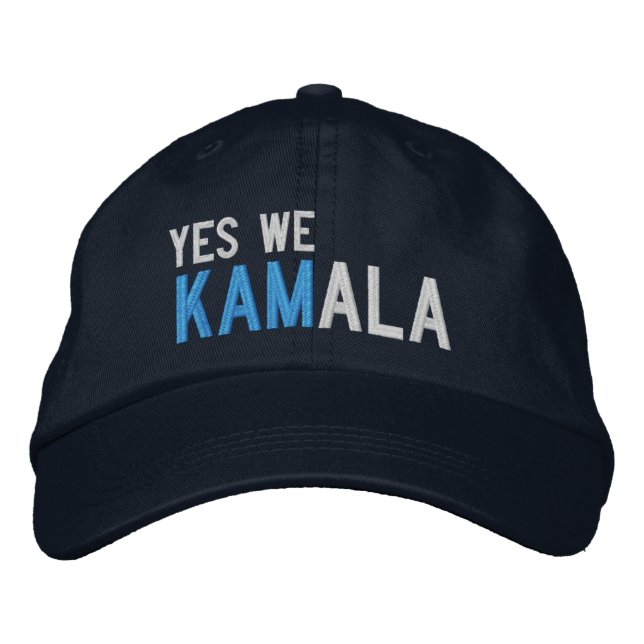 Yes We Kamala Embroidered Hat (Front)