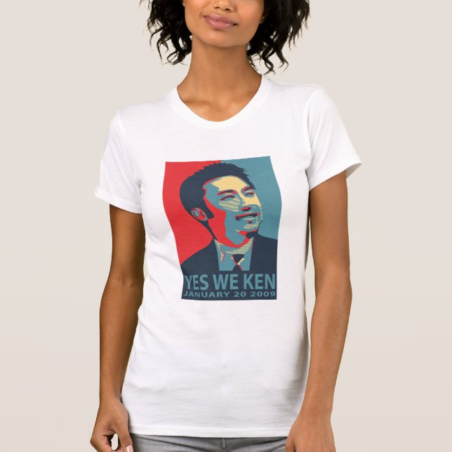 Yes We Ken (Obama) T-shirt - Customized (Front)