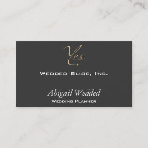Yes - Wedding Planner Business Card