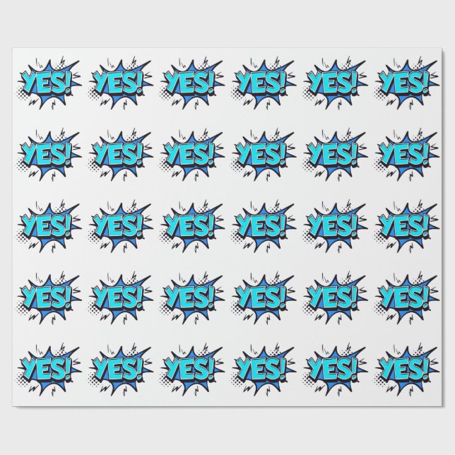 YES Wrapping Paper (Flat)