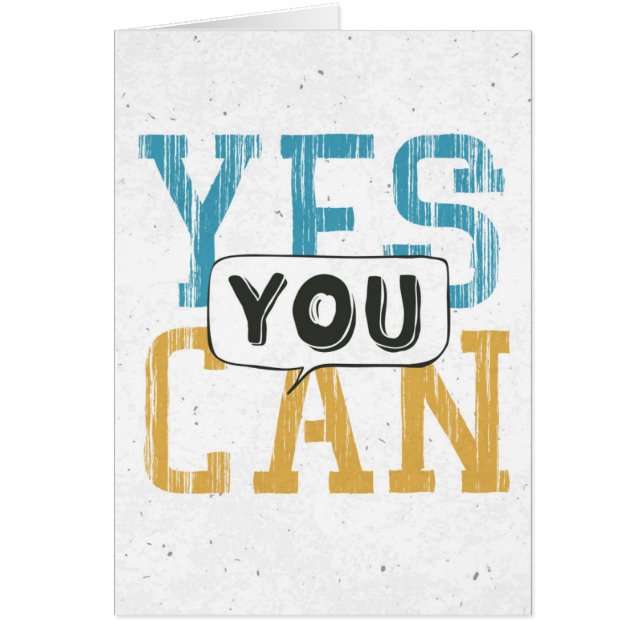 Yes You Can (Front)