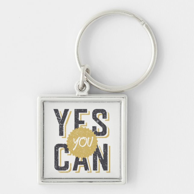 Yes You Can 3 Keychain (Front)