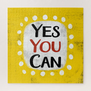 Yes You Can Jigsaw Puzzle