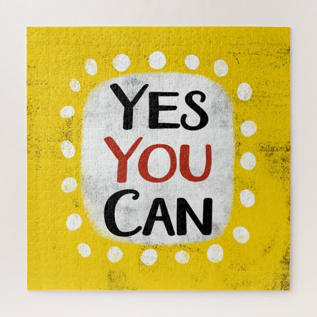Yes You Can Jigsaw Puzzle (Vertical)