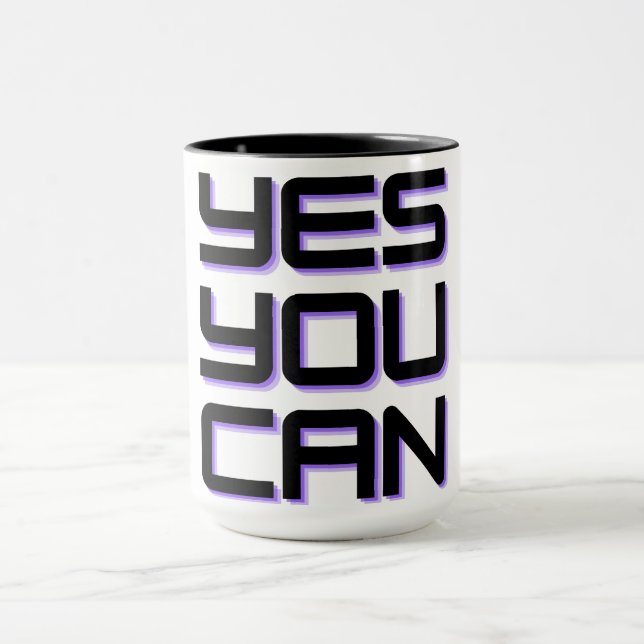 "YES YOU CAN" Mug (Center)